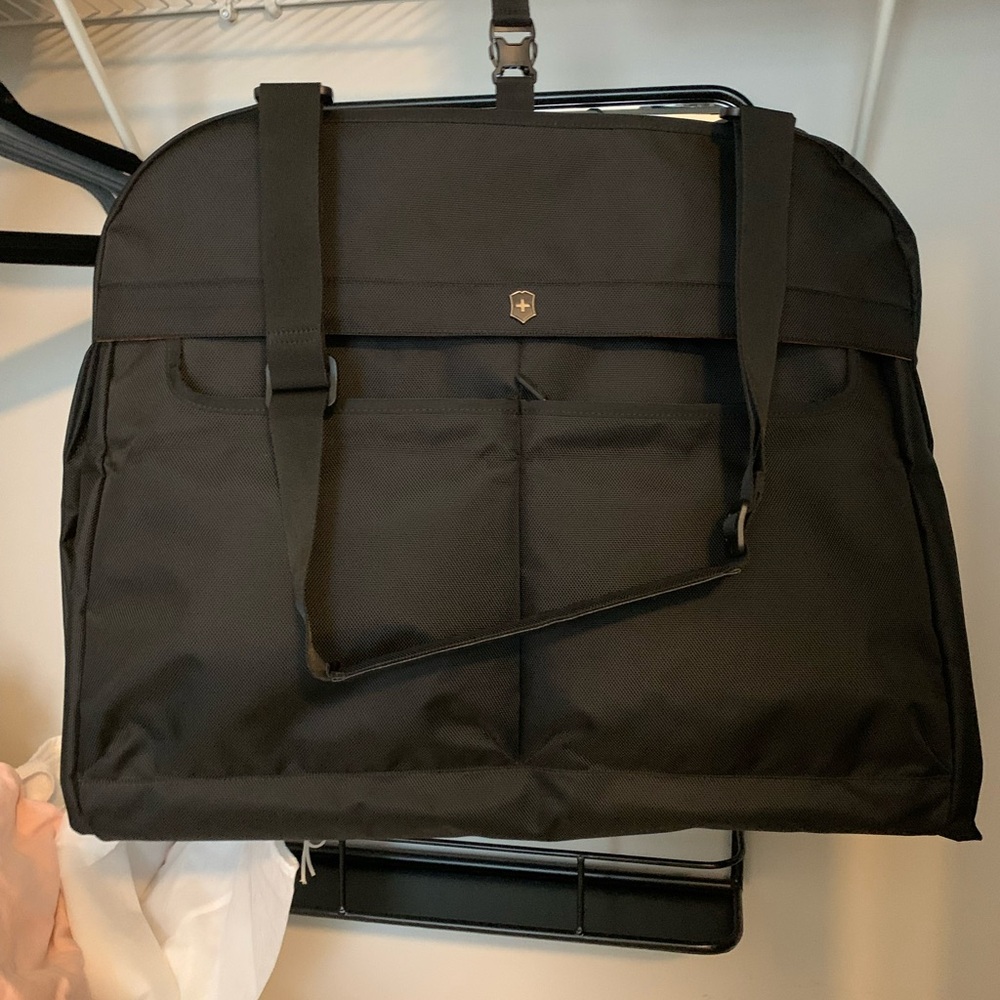 Victorinox Werks Traveler Delux Black Travel Unisex Bag